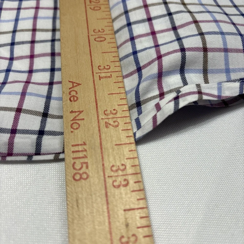 ALX New York Mens Long Sleeve Plaid Button Down Shirt Size‎ XL